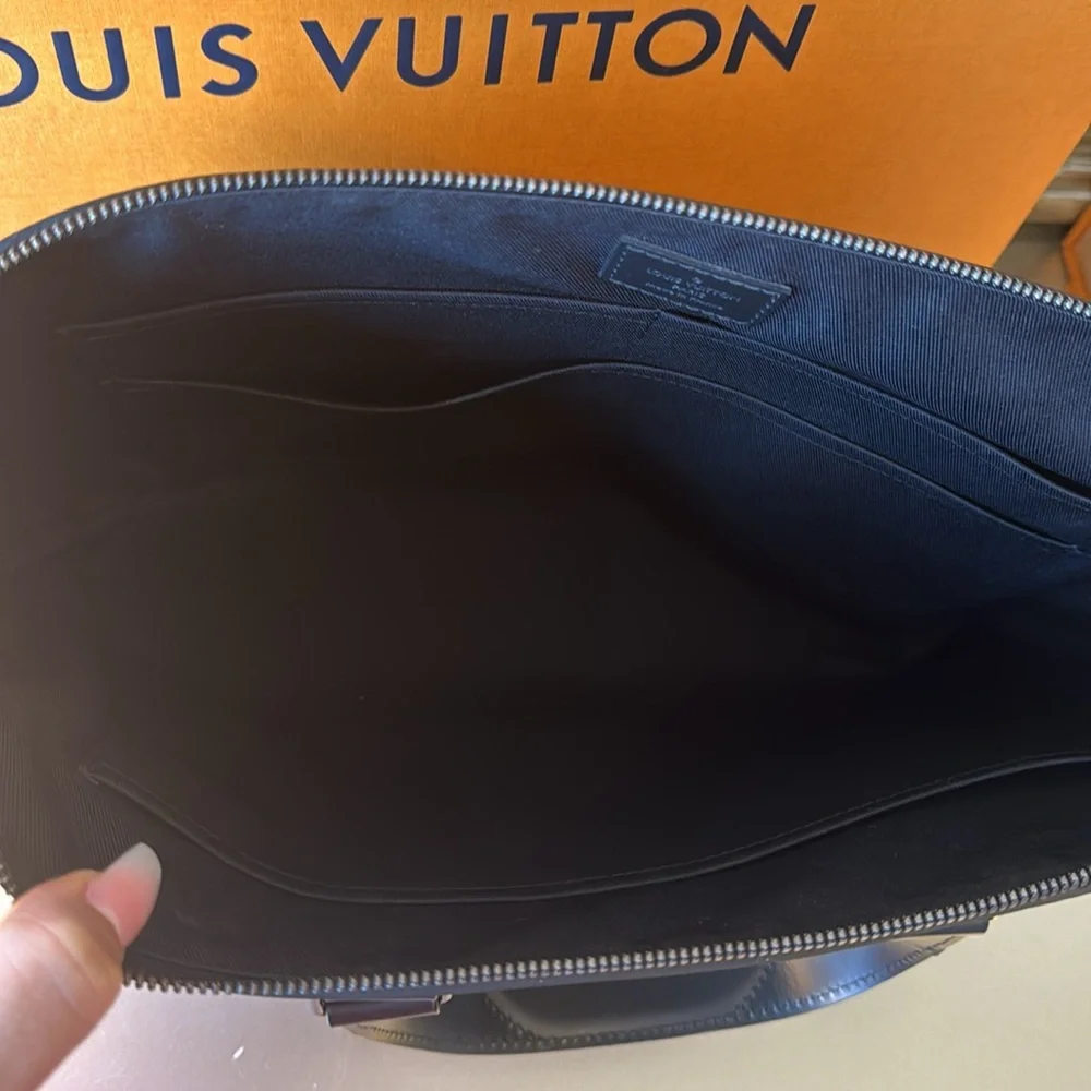Louis Vuitton Black Monogram Briefcase